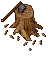 A Deed for a Tree Stump Decoration