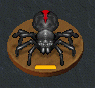 Decorative Black Widow Trophy
