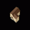 Mini House Deed - Two-Story Stone and Plaster House