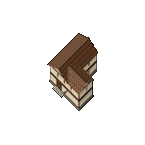 Mini House Deed - Two-Story Wood and Plaster House