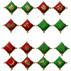 Vice and Virtue Holiday Throw Pillow Set